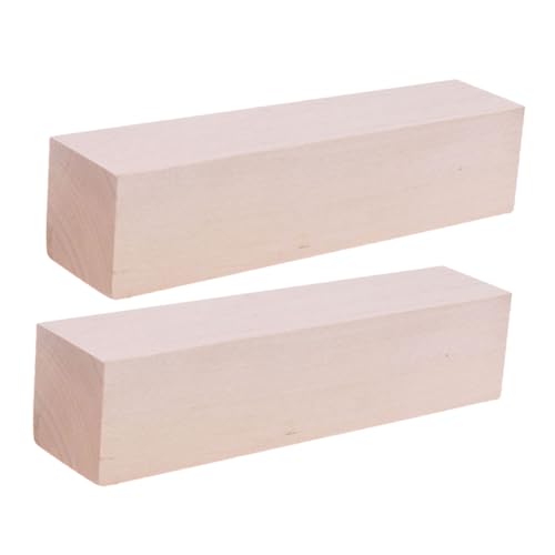 EPIGEIST 2 Stück Basswood Holzklötze Weich und Glatt zum Schnitzen Basteln DIY Holzschnitzerei Natürliche Holzwürfel für Anfänger und Profi Holzkunst EPIGEIST 2 Stück Basswood Holzklötze Weich und Glatt zum Schnitzen Basteln DIY Holzschnitzerei Natürliche Holzwürfel für Anfänger und Profi Holzkunst von EPIGEIST