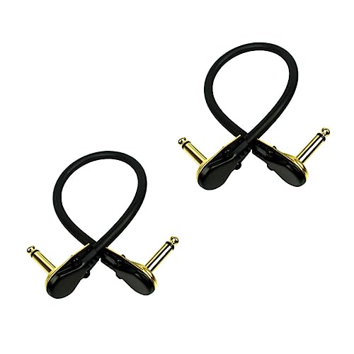 EPIGEIST 2 Stück Gitarren Effektgerät Verbindungskabel mit Vergoldetem Flachstecker Hochwertiges Kupfer Audio Kabel für Gitarre Rauschreduzierend Langlebig und Klarer EPIGEIST 2 Stück Gitarren Effektgerät Verbindungskabel mit Vergoldetem Flachstecker Hochwertiges Kupfer Audio Kabel für Gitarre Rauschreduzierend Langlebig und Klarer von EPIGEIST