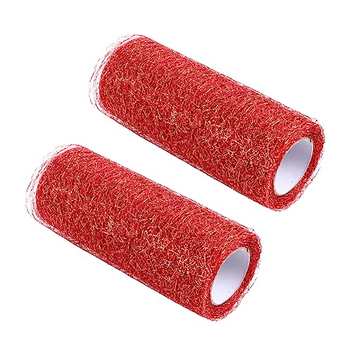 EPIGEIST 2 Stück Glitzerndes Netzband Breit Tüllrolle für DIY Geschenkverpackung Hochzeit Dekoration Kleidung Schuhe Accessoires EPIGEIST 2 Stück Glitzerndes Netzband Breit Tüllrolle für DIY Geschenkverpackung Hochzeit Dekoration Kleidung Schuhe Accessoires von EPIGEIST
