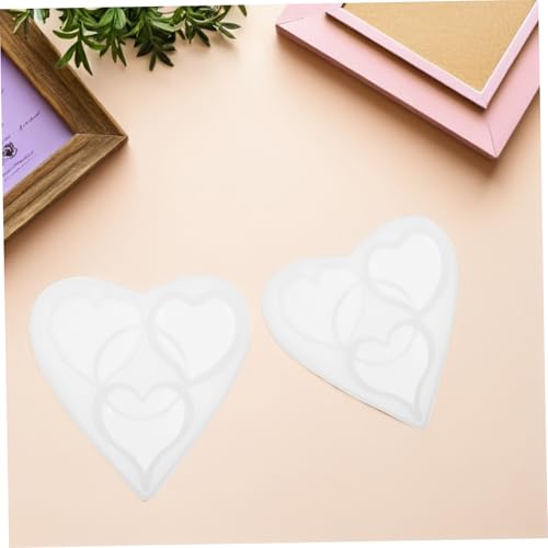 EPIGEIST 2 Stück Herzförmige Silikonformen für Resin Epoxidharz Wiederverwendbare Kavitäten Moulds für Kerzen Seifen Herstellung Hitzebeständig für Diy Geschenke zu Valentinstag Muttertag EPIGEIST 2 Stück Herzförmige Silikonformen für Resin Epoxidharz Wiederverwendbare Kavitäten Moulds für Kerzen Seifen Herstellung Hitzebeständig für Diy Geschenke zu Valentinstag Muttertag von EPIGEIST