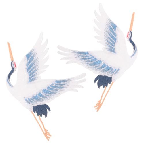 EPIGEIST 2 Stück Kleine Bestickte Vogel Patches Aufnähen Kleidung Rucksäcke Hüte Langlebig Hautfreundlich DIY Textilflicken für Individuelle Dekoration von EPIGEIST
