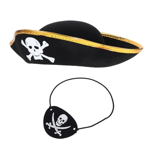 EPIGEIST 2 Stück Piratenhut und Augenklappe Set Teilig für Erwachsene Langlebiges Piratenkostüm Zubehör für Karneval Maskerade Halloween Motto Partys und Cosplay Veranstaltungen EPIGEIST 2 Stück Piratenhut und Augenklappe Set Teilig für Erwachsene Langlebiges Piratenkostüm Zubehör für Karneval Maskerade Halloween Motto Partys und Cosplay Veranstaltungen von EPIGEIST