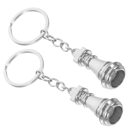 EPIGEIST 2 Stück Schlüsselanhänger aus Edelstahl Schlüsselanhänger Damen Schlüsselanhänger Silber Schlüsselanhänger für Frauen Damen Accessoires Taschenzubehör Rostfreier Stahl Silver EPIGEIST 2 Stück Schlüsselanhänger aus Edelstahl Schlüsselanhänger Damen Schlüsselanhänger Silber Schlüsselanhänger für Frauen Damen Accessoires Taschenzubehör Rostfreier Stahl Silver von EPIGEIST