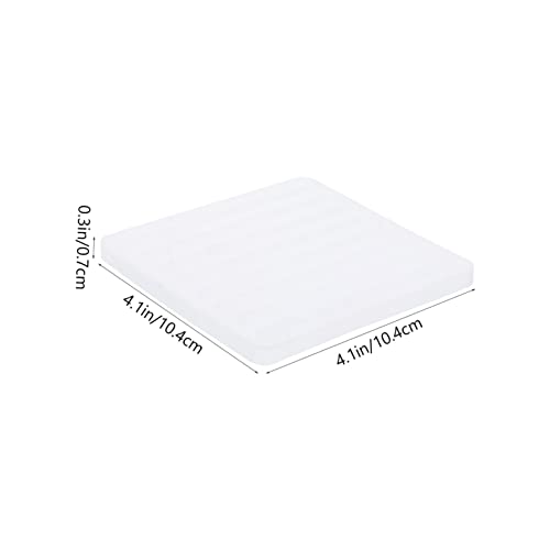 EPIGEIST 2 Stück Silikon Untersetzer Formen DIY Gießform für Epoxidharz Langlebige Kreative Cup Mat Mold für Individuelle Tischdeko Einfache Reinigung und Praktische Aufbewahrung von EPIGEIST