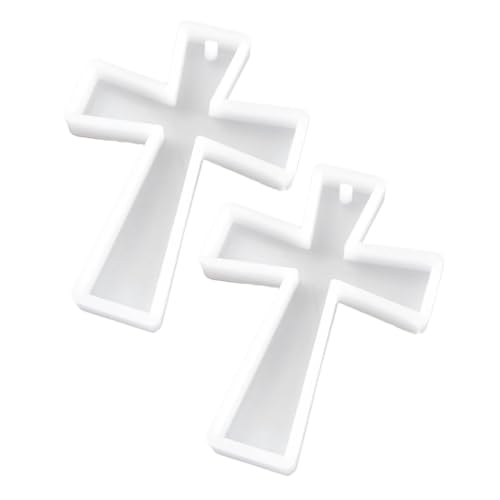 EPIGEIST 2 Stück Silikonform Kreuz Schlüsselanhänger für DIY Schmuck Gießen Epoxidharz Form Hohe Elastizität Reißfest Leicht Entformbar Langlebig Praktisch EPIGEIST 2 Stück Silikonform Kreuz Schlüsselanhänger für DIY Schmuck Gießen Epoxidharz Form Hohe Elastizität Reißfest Leicht Entformbar Langlebig Praktisch von EPIGEIST