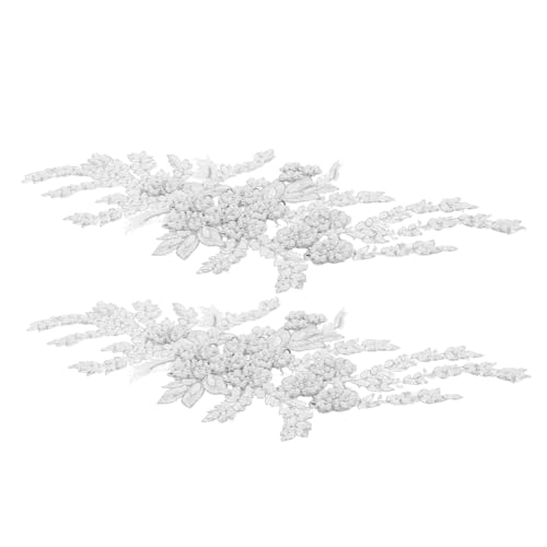 EPIGEIST 2 Stück Stickrückpaillettenspitzenspitzen -Applikationen Blumengestickte Spitzenapplikation Abnähen Sie die gestickte Spitzenapplikation Stickerei-Spitze-Applikation Polyester Weiß EPIGEIST 2 Stück Stickrückpaillettenspitzenspitzen -Applikationen Blumengestickte Spitzenapplikation Abnähen Sie die gestickte Spitzenapplikation Stickerei-Spitze-Applikation Polyester Weiß von EPIGEIST