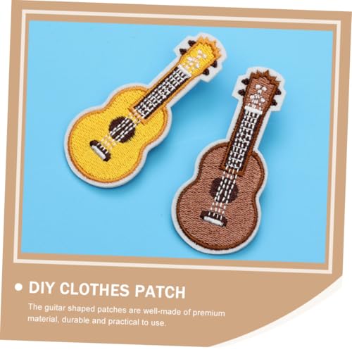 EPIGEIST 2 Stück Teiliges Gitarren design Patch zum Aufnähen Dekorative DIY Kleidung Applikationen für Jacken Rucksäcke Handgefertigte Stoffverzierungen Vielseitige Näh patches für EPIGEIST 2 Stück Teiliges Gitarren design Patch zum Aufnähen Dekorative DIY Kleidung Applikationen für Jacken Rucksäcke Handgefertigte Stoffverzierungen Vielseitige Näh patches für von EPIGEIST