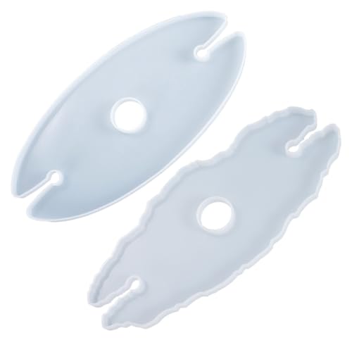 EPIGEIST 2 Stück Teiliges Silikonform für Epoxidharz Weinhalter DIY Flexible Gießform für Kreative Kunsthandwerke Kompatibel mit Epoxidharz und Polymer Clay mit Unregelmäßiger Form für von EPIGEIST
