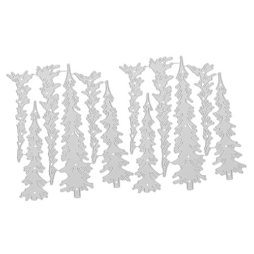 EPIGEIST 2 Stück Teiliges Weihnachtsbaum Stanzformen aus Metall Präzise Schneidvorlagen für Scrapbooking Kartenherstellung und Festliche DIY Dekorationen Kompatibel mit Papier Stoff und von EPIGEIST