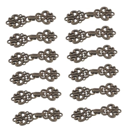 EPIGEIST 20 Paare Chinesische Knoten Knöpfe aus Metall Vintage Froschverschluss für Cheongsam Hanfu Vielseitige Kleidungsverschlüsse und Dekorative Nähknöpfe für Traditionelle Kleidung und EPIGEIST 20 Paare Chinesische Knoten Knöpfe aus Metall Vintage Froschverschluss für Cheongsam Hanfu Vielseitige Kleidungsverschlüsse und Dekorative Nähknöpfe für Traditionelle Kleidung und von EPIGEIST
