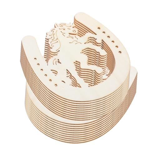 EPIGEIST 20 Stück Holz Ausschnitte für DIY Bastelarbeiten U Förmige Holzscheiben für Party Dekoration und Wohnaccessoires Rustikale Wandkunst für Kreative Projekte EPIGEIST 20 Stück Holz Ausschnitte für DIY Bastelarbeiten U Förmige Holzscheiben für Party Dekoration und Wohnaccessoires Rustikale Wandkunst für Kreative Projekte von EPIGEIST