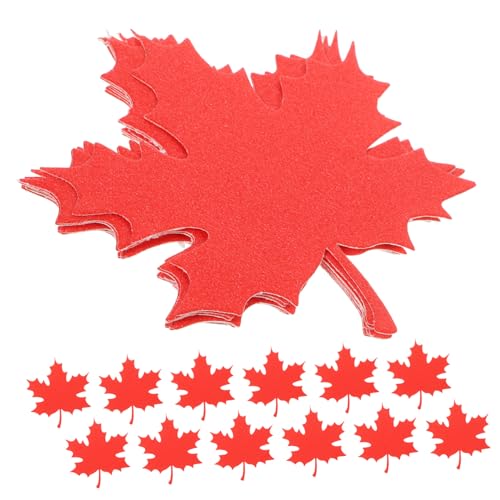 EPIGEIST 20 Stück Teiliges Ahornblatt Papierschnitte Glitzerndes Blattdekor für Herbstliche Bastelarbeiten und Streudeko Realistische Rote Maple Leaf Formen Vielseitig Einsetzbar für EPIGEIST 20 Stück Teiliges Ahornblatt Papierschnitte Glitzerndes Blattdekor für Herbstliche Bastelarbeiten und Streudeko Realistische Rote Maple Leaf Formen Vielseitig Einsetzbar für von EPIGEIST
