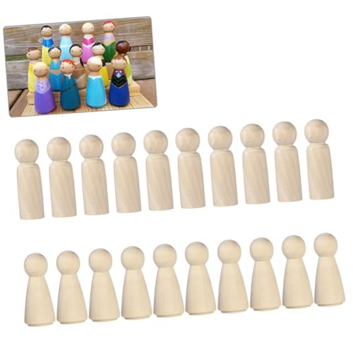 EPIGEIST 20 Stück Teiliges DIY Holzfiguren Jungen Mädchen zum Bemalen Originelles Kinderspielzeug Ab Jahre Glatte Oberfläche Leichtes Holz Fördert Fantasie und Bastelfähigkeiten EPIGEIST 20 Stück Teiliges DIY Holzfiguren Jungen Mädchen zum Bemalen Originelles Kinderspielzeug Ab Jahre Glatte Oberfläche Leichtes Holz Fördert Fantasie und Bastelfähigkeiten von EPIGEIST