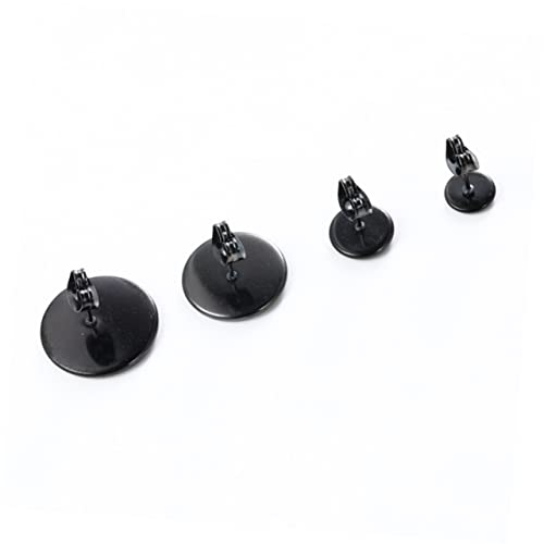 EPIGEIST 20 Stück Teiliges DIY Ohrstecker Schwarzem Runde Ohrring Basen mit Ohrstopper Kreative Schmuckherstellung Zubehör für Damen und Mädchen EPIGEIST 20 Stück Teiliges DIY Ohrstecker Schwarzem Runde Ohrring Basen mit Ohrstopper Kreative Schmuckherstellung Zubehör für Damen und Mädchen von EPIGEIST