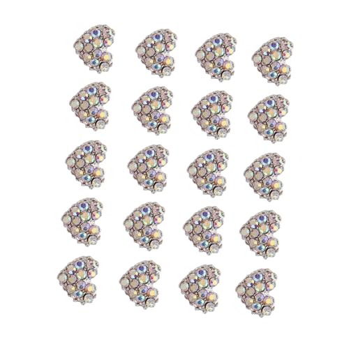 EPIGEIST 20 Stück Teiliges Herzförmiges Nail Art Charms Glänzende Strasssteine Nageldekorationen DIY Nagelschmuck Für Glänzende Fingernägel Party Schmuck EPIGEIST 20 Stück Teiliges Herzförmiges Nail Art Charms Glänzende Strasssteine Nageldekorationen DIY Nagelschmuck Für Glänzende Fingernägel Party Schmuck von EPIGEIST