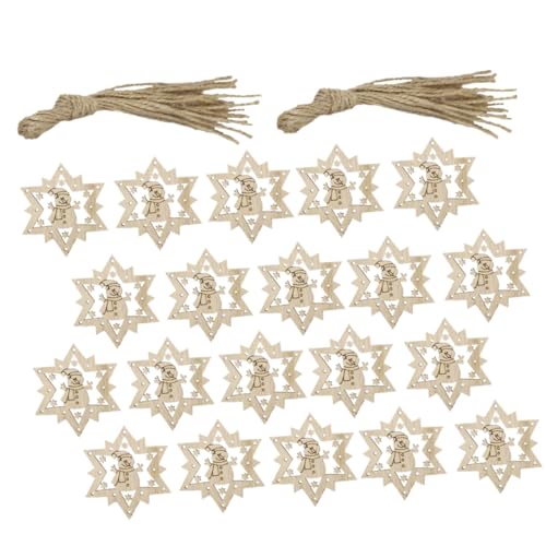 EPIGEIST 20 Stück Teiliges Holzanhänger Weihnachten DIY Schneemann Hohlholz Bastelornamente zum Bemalen Weihnachtsdeko Holzkunst für Fenster Tür Wand und Geschenkideen EPIGEIST 20 Stück Teiliges Holzanhänger Weihnachten DIY Schneemann Hohlholz Bastelornamente zum Bemalen Weihnachtsdeko Holzkunst für Fenster Tür Wand und Geschenkideen von EPIGEIST