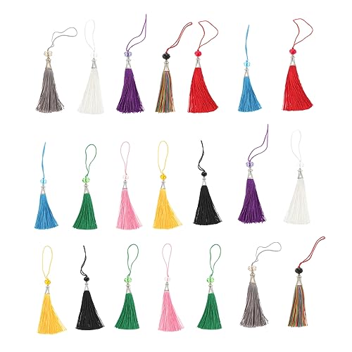 EPIGEIST 20 Stück Teiliges Kristall Quasten Anhänger für DIY Bastelprojekte Quasten Zubehör für Taschen Schlüsselanhänger Schmuck und Dekoration EPIGEIST 20 Stück Teiliges Kristall Quasten Anhänger für DIY Bastelprojekte Quasten Zubehör für Taschen Schlüsselanhänger Schmuck und Dekoration von EPIGEIST