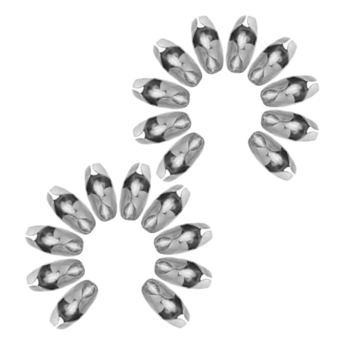EPIGEIST 20 Stück Teiliges Kugelkettenglieder Verbinder Langlebig Kratzfest Hautfreundlich Vielseitig für Halsketten Armbänder Diy Schmuckprojekte Einfache Montage EPIGEIST 20 Stück Teiliges Kugelkettenglieder Verbinder Langlebig Kratzfest Hautfreundlich Vielseitig für Halsketten Armbänder Diy Schmuckprojekte Einfache Montage von EPIGEIST