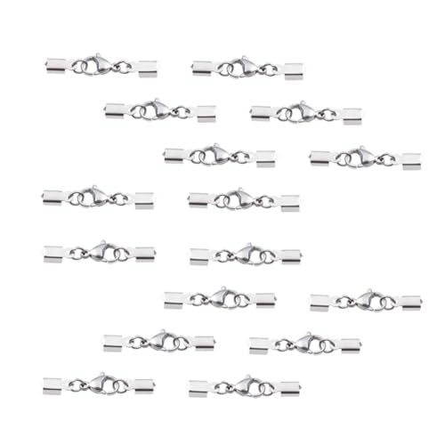 EPIGEIST 20 Stück Teiliges Lobster Verschlüsse für Schmuckherstellung Langlebige Karabinerverschlüsse mit Elegantem Silber Finish für Armband Halskette DIY Schmuck und Reparaturen EPIGEIST 20 Stück Teiliges Lobster Verschlüsse für Schmuckherstellung Langlebige Karabinerverschlüsse mit Elegantem Silber Finish für Armband Halskette DIY Schmuck und Reparaturen von EPIGEIST