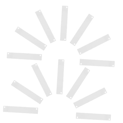 EPIGEIST 20 Stück Teiliges Metall Blanko Anhänger Rechteckig mit Doppel- Kupfer Stanzrohlinge zum Gravieren und Stempeln Schmuckverbinder für Armband und Halskette DIY Schmuck Zubehör EPIGEIST 20 Stück Teiliges Metall Blanko Anhänger Rechteckig mit Doppel- Kupfer Stanzrohlinge zum Gravieren und Stempeln Schmuckverbinder für Armband und Halskette DIY Schmuck Zubehör von EPIGEIST