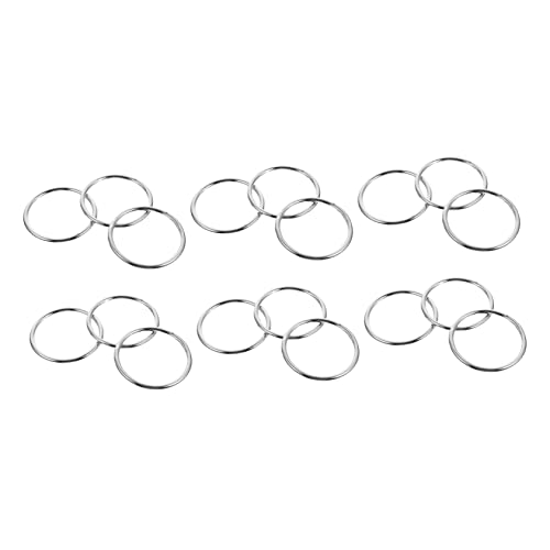 EPIGEIST 20 Stück Teiliges Runde Deko Ringe aus Zinklegierung Innendurchmesser Vielseitige Schnallen für Gepäck Handtaschenriemen DIY Bastelprojekte Langlebig und Leicht EPIGEIST 20 Stück Teiliges Runde Deko Ringe aus Zinklegierung Innendurchmesser Vielseitige Schnallen für Gepäck Handtaschenriemen DIY Bastelprojekte Langlebig und Leicht von EPIGEIST