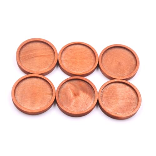 EPIGEIST 20 Stück Teiliges Runde Holz Basen Außen Innen Kaffeebraun Schmuckrohlinge für DIY Schmuckherstellung Anhänger Broschen und Bastelarbeiten EPIGEIST 20 Stück Teiliges Runde Holz Basen Außen Innen Kaffeebraun Schmuckrohlinge für DIY Schmuckherstellung Anhänger Broschen und Bastelarbeiten von EPIGEIST