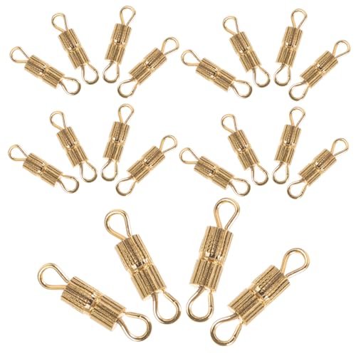 EPIGEIST 20 Stück Teiliges Spiralförmiger Kettenverschluss aus Metall Leichter Schmuckverbinder für DIY Halsketten und Armbänder Feine Politur Langlebig und Komfortabel zu Tragen EPIGEIST 20 Stück Teiliges Spiralförmiger Kettenverschluss aus Metall Leichter Schmuckverbinder für DIY Halsketten und Armbänder Feine Politur Langlebig und Komfortabel zu Tragen von EPIGEIST
