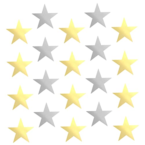 EPIGEIST 20 Stück Teiliges Stern Papier Dekorationsset Goldene und Silberne Doppelseitige Fünfeckige Diy Wand und Party Accessoires für Basteln Klassenzimmer Verschönerung EPIGEIST 20 Stück Teiliges Stern Papier Dekorationsset Goldene und Silberne Doppelseitige Fünfeckige Diy Wand und Party Accessoires für Basteln Klassenzimmer Verschönerung von EPIGEIST