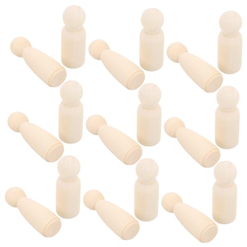 EPIGEIST 20 Stück Unvollendete Holzfiguren für DIY Kunsthandwerk Jungen und Mädchenmodelle zum Bemalen und Gestalten für Beige Kreative Bastelprojekte EPIGEIST 20 Stück Unvollendete Holzfiguren für DIY Kunsthandwerk Jungen und Mädchenmodelle zum Bemalen und Gestalten für Beige Kreative Bastelprojekte von EPIGEIST