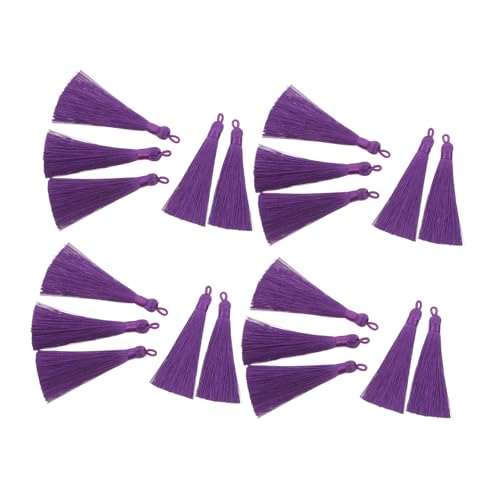 EPIGEIST 20 Stück hängender Quastenanhänger pendant für freundinen key chains kleine Quasten Schlüsselanhänger Quasten-Ohrtropfen selber machen Zubehör für Quastenohrringe Violett EPIGEIST 20 Stück hängender Quastenanhänger pendant für freundinen key chains kleine Quasten Schlüsselanhänger Quasten-Ohrtropfen selber machen Zubehör für Quastenohrringe Violett von EPIGEIST