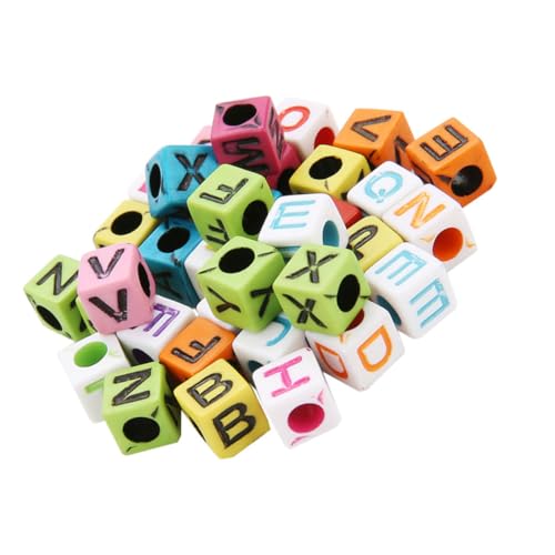 EPIGEIST 200 Stück Bunte Acrylbuchstabenperlen DIY Schmuckperlen für Armbänder Ohrringe Halsketten Basteln Leicht und Langlebig EPIGEIST 200 Stück Bunte Acrylbuchstabenperlen DIY Schmuckperlen für Armbänder Ohrringe Halsketten Basteln Leicht und Langlebig von EPIGEIST