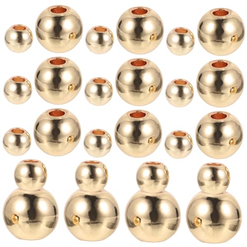 EPIGEIST 200 Stück Kupfer Spacer Perlen für Schmuckherstellung Leichte Langlebige Metallperlen für DIY Armbänder Halsketten Kreative Bastelprojekte EPIGEIST 200 Stück Kupfer Spacer Perlen für Schmuckherstellung Leichte Langlebige Metallperlen für DIY Armbänder Halsketten Kreative Bastelprojekte von EPIGEIST