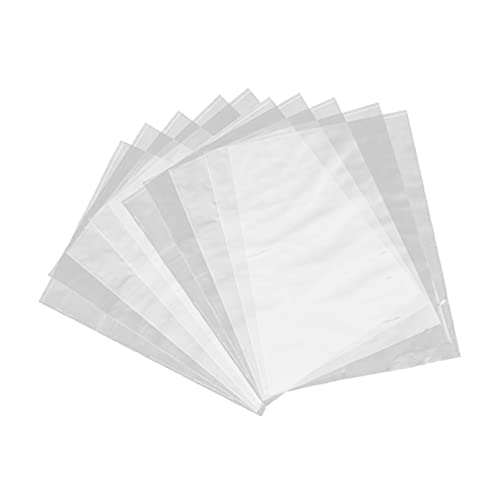 EPIGEIST 200 Stück Transparent PVC Schrumpffolie Haushalts Schrumpftüten für DIY Verpackung Lebensmittel Frisch Halten Schutz vor Beschädigungen von EPIGEIST