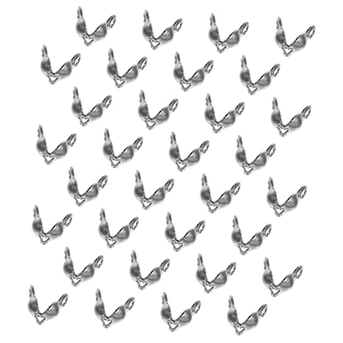 EPIGEIST 200Stücke Armbandverschlüsse Halskettenverschluss Silberfarbene DIY Schmuckverschlüsse für Armbänder Ketten und Schmuckherstellung Exquisites Design von EPIGEIST