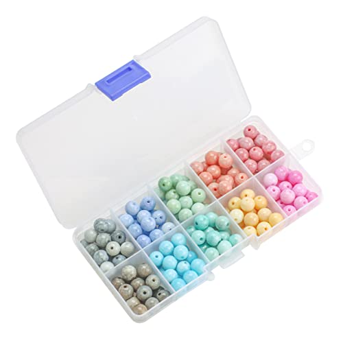 EPIGEIST 200stücke Cracked Crystal Spacer Beads Für Schmuckherstellung Runde Lose Perlen Fächer-box Für Armbänder Und Kreative Bastelmaterialien EPIGEIST 200stücke Cracked Crystal Spacer Beads Für Schmuckherstellung Runde Lose Perlen Fächer-box Für Armbänder Und Kreative Bastelmaterialien von EPIGEIST