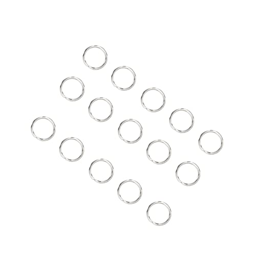 EPIGEIST 200Stücke Schlüsselanhänger Ringe Taschenschnallen für DIY Projekte Runde Karabiner für Schmuck und Taschen Vielseitige Verwendung für Schlüssel von EPIGEIST