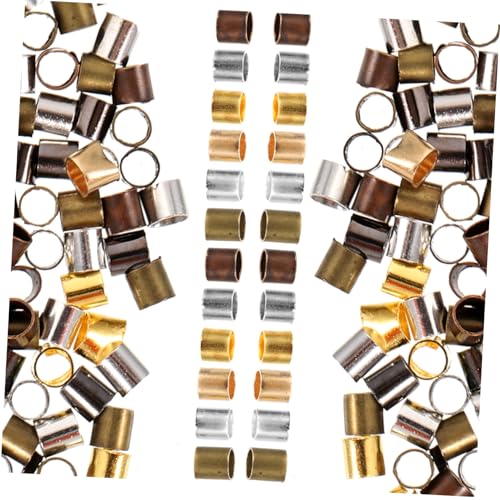 EPIGEIST 2500 Stück DIY Schmuckherstellung Quetschperlen Mischfarbe Crimpperlen Spacer Beads für Halsketten Armbänder Schlüsselanhänger Basteln Zubehör von EPIGEIST