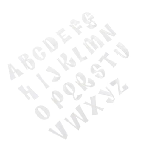 EPIGEIST 26 Stück Teiliges Buchstaben Patches Weiß Bestickte Stoffbuchstaben Aufnähen oder Aufbügeln DIY Applikationen für Kleidung Rucksäcke Kindergarten dekoration Langlebig und EPIGEIST 26 Stück Teiliges Buchstaben Patches Weiß Bestickte Stoffbuchstaben Aufnähen oder Aufbügeln DIY Applikationen für Kleidung Rucksäcke Kindergarten dekoration Langlebig und von EPIGEIST