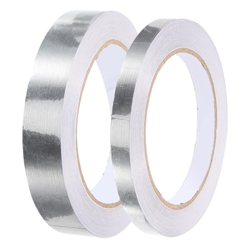 EPIGEIST 2Rollen Zartes Klebeband Dekoratives DIY Klebeband Selbstklebendes Metallband für Scrapbooking und Projekte Gebürstetes von EPIGEIST