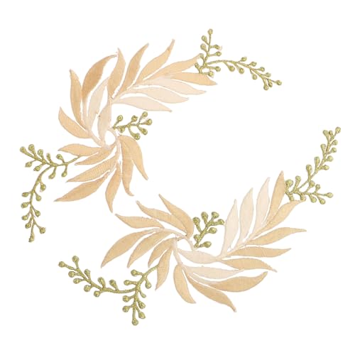 EPIGEIST 2Stücke Design Aufnäher für Kleidung Applique Patches zum Aufbügeln Dekorative Flicken für DIY Nähprojekte zur Verschönerung und Reparatur von Kleidungsstücken von EPIGEIST