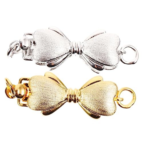 EPIGEIST 2Stücke Halskettenverschluss für DIY Schmuck Armbandschnallen Hochwertigem Metall für Perlenkette und Armbänder mit Eleganter Oberfläche und Vielseitiger Anwendung von EPIGEIST