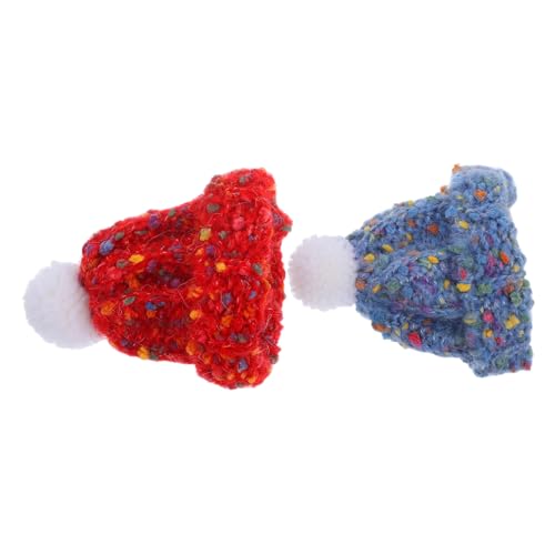 EPIGEIST 2Stücke Mini Strickmützen für Puppen Flauschige Winterhüte für DIY Puppenhausdekoration Innendurchmesser EPIGEIST 2Stücke Mini Strickmützen für Puppen Flauschige Winterhüte für DIY Puppenhausdekoration Innendurchmesser von EPIGEIST