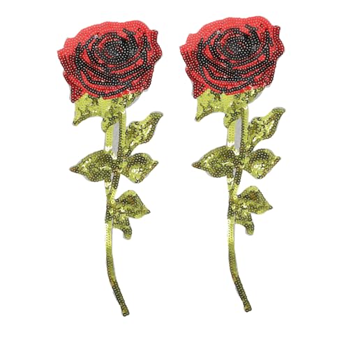 EPIGEIST 2Stücke Pailletten Rosen Patches Applikationen zum Aufbügeln für Kleidung Einzigartige Dekoration für Textilien DIY Handwerksprojekte EPIGEIST 2Stücke Pailletten Rosen Patches Applikationen zum Aufbügeln für Kleidung Einzigartige Dekoration für Textilien DIY Handwerksprojekte von EPIGEIST