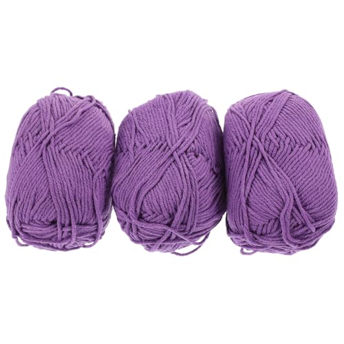 EPIGEIST 3 Rollen Baumwollgarn zum Häkeln und Stricken Weiches Atmungsaktives Handstrickgarn für DIY Flexible Langlebige Baumwollwolle für Mützen Schals und Bastelarbeiten EPIGEIST 3 Rollen Baumwollgarn zum Häkeln und Stricken Weiches Atmungsaktives Handstrickgarn für DIY Flexible Langlebige Baumwollwolle für Mützen Schals und Bastelarbeiten von EPIGEIST
