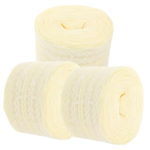 EPIGEIST 3 Rollen Beige Spitzenband für Kleidung DIY Nichtelastisches Vintage Spitzenbesatz Spitzenborte zum Nähen Basteln Hochzeitsdeko und Accessoires EPIGEIST 3 Rollen Beige Spitzenband für Kleidung DIY Nichtelastisches Vintage Spitzenbesatz Spitzenborte zum Nähen Basteln Hochzeitsdeko und Accessoires von EPIGEIST
