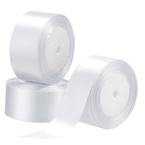EPIGEIST 3 Rollen Geschenkband Weichem Satin Breit Langlebiges Glattes Stoffband für Geschenkverpackung Vielseitig Einsetzbar für Hochzeit Geschenkdekoration von EPIGEIST