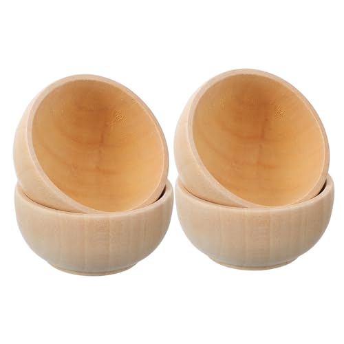 EPIGEIST 3 Sätze Holzschalen Für Diy Bastelprojekte Unvollendete Holzschalen Natürlichem Material Für Kreative Dekoration 4 Stück * 3 EPIGEIST 3 Sätze Holzschalen Für Diy Bastelprojekte Unvollendete Holzschalen Natürlichem Material Für Kreative Dekoration 4 Stück * 3 von EPIGEIST