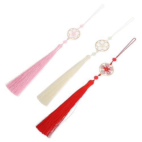 EPIGEIST 3 Stück Diy Lesezeichen Quasten Dekorative Blumenquasten Anhänger Hellrosa Rot für Fächer Taschen und Schmuck Bastelprojekte EPIGEIST 3 Stück Diy Lesezeichen Quasten Dekorative Blumenquasten Anhänger Hellrosa Rot für Fächer Taschen und Schmuck Bastelprojekte von EPIGEIST