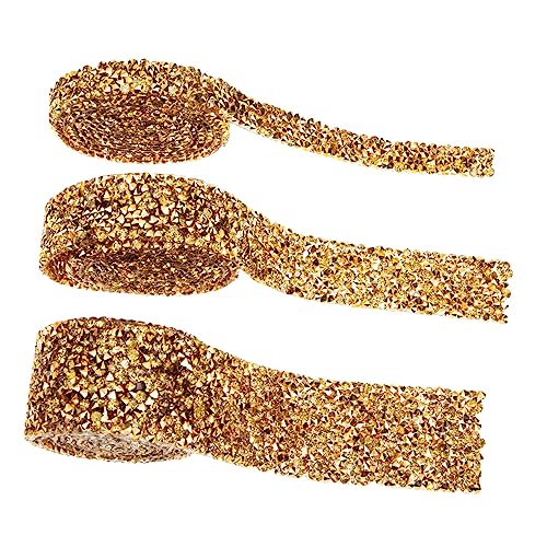 EPIGEIST 3 Stück Hochzeit Strassband Strasssteine Königliches Band Mehrfarbig Bänder Zum Basteln Kunst Hotfix Kette Edelsteine Kräuselband Für Luftballons Rand Sackleinen Golden Harz EPIGEIST 3 Stück Hochzeit Strassband Strasssteine Königliches Band Mehrfarbig Bänder Zum Basteln Kunst Hotfix Kette Edelsteine Kräuselband Für Luftballons Rand Sackleinen Golden Harz von EPIGEIST