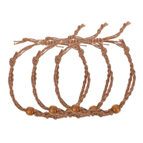 EPIGEIST 3 Stück Leerer Kristallhalter Geflochtenem Garn Handgemachtes Armband für Schmuckherstellung Braunes Naturholzperlen Design für Kreative Projekte EPIGEIST 3 Stück Leerer Kristallhalter Geflochtenem Garn Handgemachtes Armband für Schmuckherstellung Braunes Naturholzperlen Design für Kreative Projekte von EPIGEIST